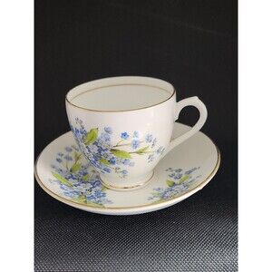 Rare Vintage Duchess Fine China Tea Cup & Saucer Set 1947-1960 Stamp ++Condition